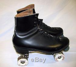 Vintage Riedell Roller Skates with RARE White Chicago VANATHANE 77K Wheels Size 10