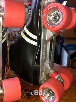 Vintage Riedell Roller Speed Skates Labeda Turbo Fan Jet Invader Men's 11 NICE