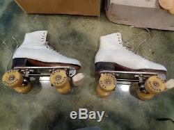 Vintage Riedell Roller Stakes Rannalli 50XX Wheels Chicago GM II Plates Red Wing