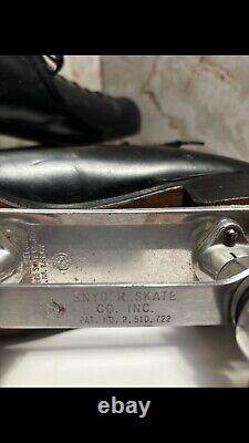 Vintage Riedell Silver Star Roller Skates Snyder Skate Co