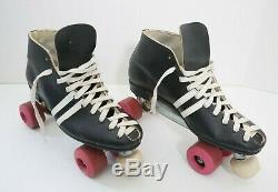 Vintage Riedell Speed Roller Skates Size 12 Jumbo Kryptos Wheels Invader Plates