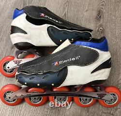 Vintage Riedell Speed Roller Skates Size 44 5 Wheels