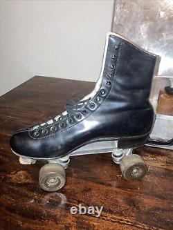 Vintage Riedell Speed Skates Extra Wheels With Carrying Case Very Nice Condition