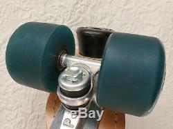 Vintage Riedell Super X Sure Grip Roller Skates Kryptos Wheels Mens 8