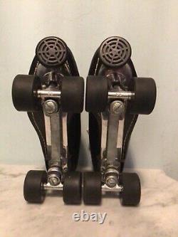 Vintage Riedell USA Roller Skates Fafnir Bearings Century Plates Men 13 Nice