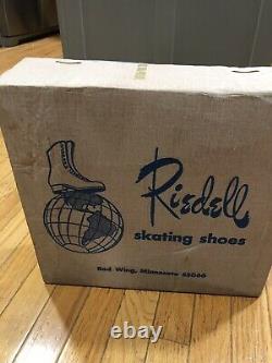 Vintage Riedell USA Speed Roller Skates Vintage Sure-Grip 7 In Box Rare