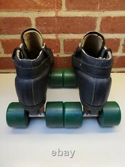 Vintage Riedell USA Turbo GT Roller Skates Hyper Witch Doctor Wheels Womans Sz 6
