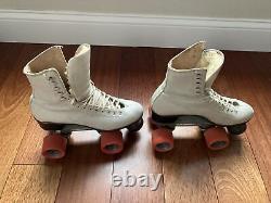 Vintage Riedell Women's Skates Sz 6.5 Super Deluxe Labeda Fan Jet Wheels