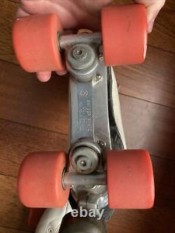 Vintage Riedell Women's Skates Sz 6.5 Super Deluxe Labeda Fan Jet Wheels