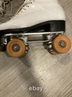Vintage Riedell roller skates. Powell Peralta Bones Wheels. Size 6.5. Rare
