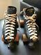 Vintage Roller Skates 1986 Riedell 595 Size 9 Mens Boot on Sure Grips