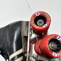 Vintage Roller Skates Men's Size 6 Suregrip Rare Striped Leather Speed Riedell