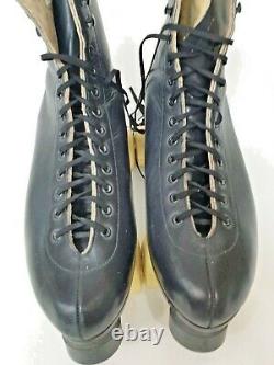 Vintage Roller Skates Snyder Super Deluxe 11 Plates Riedell Men's Boots 9.5