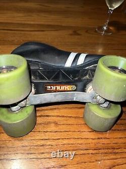 Vintage Sunlite USA Roller Skates Turbo 62 MM wheels Rare Roller Derby