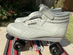 Vintage Sure Grip Aerobiskate Riedell 795 Grey Mens 13 Complete Outdoor Skate