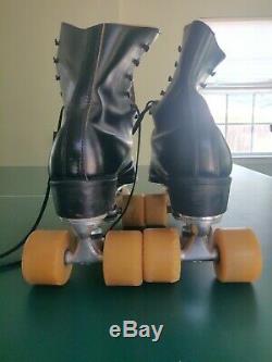 Vintage Sure Grip Century Roller Skates Size 12 Riedell Boot with Blazer Belairs