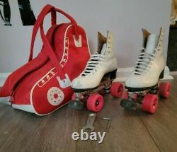 Vintage Sure Grip Classic Ladies Roller Skate Size 7 Riedell 120 Bones Wheels