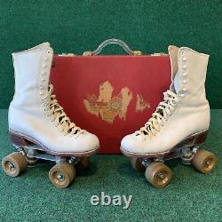 Vtg Douglass-Snyder Custom Built Skates WithGilash Pro Boot In Orig Box Wmns 5 1/2