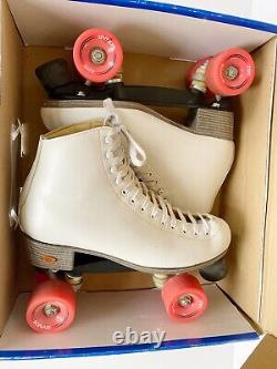 WOMEN'S RIEDELL Roller Skates Indoor # 111W 28691 White size 11