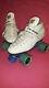 White Roller Skates Riedell Model RS-1000. Size 7 1/2