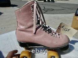 Women's Riedell 297R High End Roller Skates Size 6 1/2 Sure Grip Century Plates