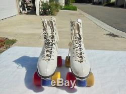 Women's Riedell Sure Grip Super X 5L Roller Skates Size 8 Great Condition