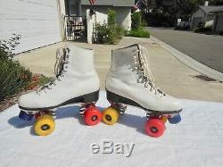 Women's Riedell Sure Grip Super X 5L Roller Skates Size 8 Great Condition