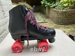 Women's Size 7 Custom Build Riedell Wave Quad Roller Skates PLUS GEAR