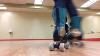 Working On Balance And Warming Up In My New Custom Riedell Skates Roller Dance Owl Skate School